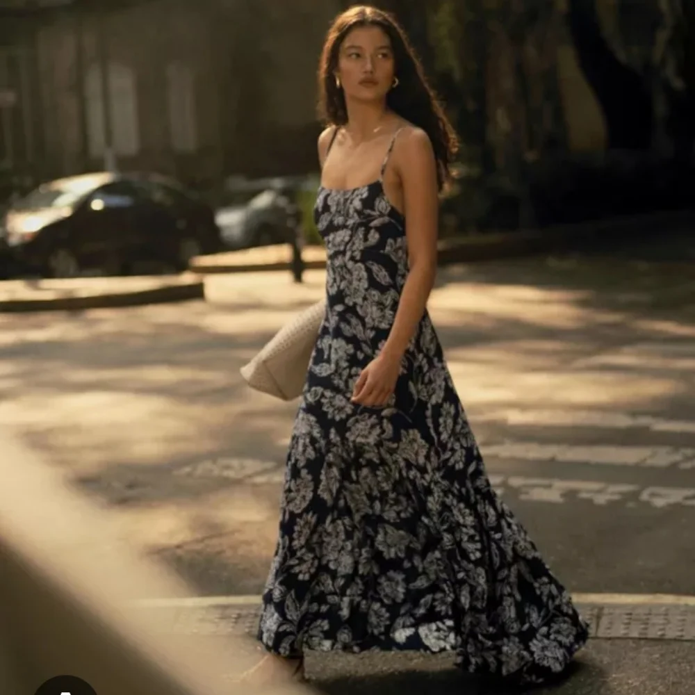 Madewell Textured Maxi Slip Dress Floral Size 4 NW335